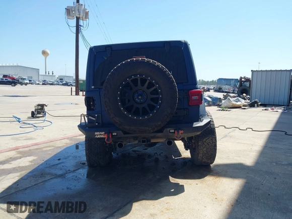 2022 Jeep Wrangler Unlimited Sahara with VIN 1C4HJXEN1NW262546, listed as a IAAI auction lot 41975925 with 17,994 mi miles and . Bid and sale history available at DreamBid. Image 17.
