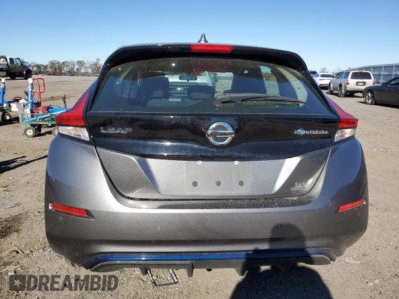 2020 Nissan LEAF with VIN 1N4BZ1BPXLC311054, listed as a Copart auction lot 80226864 with 46,874 mi miles and Salvage title. Bid and sale history available at DreamBid. Image 6.