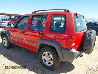 2002 Jeep Liberty Sport with VIN 1J4GL48K62W129891, listed as a IAAI auction lot 41804890 with 78,310 mi miles. Bid and sale history available at carsss.com. Image 3.