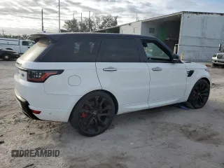 2022 Land Rover Range Rover Sport HST with VIN SALWS2RUXNA234887, listed as a Copart auction lot 76904394 with 0 mi miles and Non Repairable. Bid and sale history available at carsss.com. Image 3.