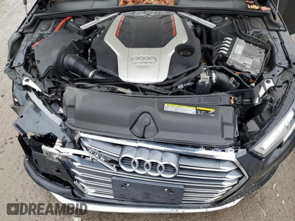 2019 Audi S4 Prestige with VIN WAUC4AF45KA102681, listed as a Copart auction lot 40122174 with 77,289 mi miles. Bid and sale history available at carsss.com. Image 12.