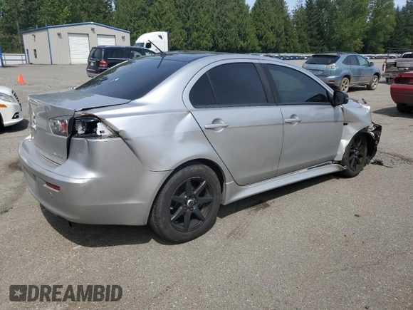 2017 Mitsubishi Lancer ES with VIN JA32U2FU1HU011269, listed as a Copart auction lot 56062255 with Not Provided miles and Salvage Title. Bid and sale history available at DreamBid. Image 3.