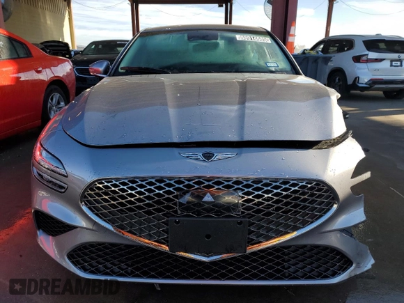 2025 Genesis G70 2.5T with VIN KMTG34SC9SU154000, listed as a Copart auction lot 88914685 with Not Provided miles and Salvage Title. Bid and sale history available at carsss.com. Image 5.