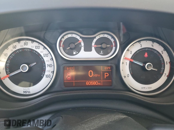 2014 FIAT 500L Trekking with VIN ZFBCFADH8EZ013893, listed as a Copart auction lot 42050575 with 60,580 mi miles and Salvage Title. Bid and sale history available at DreamBid. Image 9.