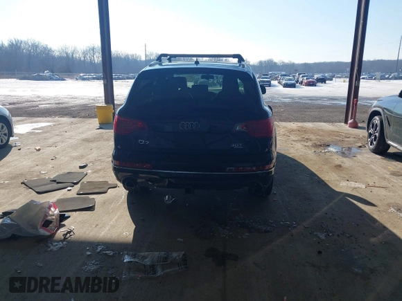 2015 Audi Q7 3.0T Premium with VIN WA1CGAFE8FD022759, listed as a IAAI auction lot 41396200 with 1 mi miles. Bid and sale history available at carsss.com. Image 17.