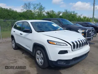 2016 Jeep Cherokee Altitude with VIN 1C4PJLAB4GW290666, listed as a IAAI auction lot 42052140 with 77,116 mi miles. Bid and sale history available at carsss.com. Image 1.