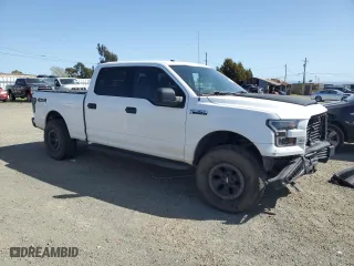 2016 Ford F-150 XLT with VIN 1FTFW1EFXGKE04983, listed as a Copart auction lot 52567255 with 176,350 mi miles and Salvage Title. Bid and sale history available at carsss.com. Image 4.