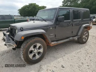 2016 Jeep Wrangler Unlimited Sahara with VIN 1C4BJWEGXGL264740, listed as a Copart auction lot 57225115 with 183,647 mi miles and Salvage title. Bid and sale history available at DreamBid. Image 1.