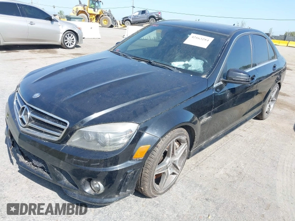2010 Mercedes-Benz C 63 AMG with VIN WDDGF7HB9AF438001, listed as a IAAI auction lot 42163284 with 105,544 mi miles and . Bid and sale history available at carsss.com. Image 17.