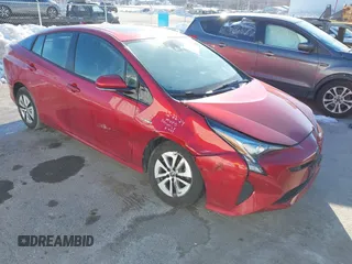 2018 Toyota Prius Two with VIN JTDKARFU5J3055838, listed as a IAAI auction lot 41259424 with 87,056 mi miles. Bid and sale history available at carsss.com. Image 1.