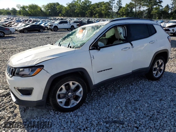 2020 Jeep Compass Limited with VIN 3C4NJCCB0LT154541, listed as a Copart auction lot 55399765 with 116,086 mi miles and Salvage title. Bid and sale history available at DreamBid. Image 1.