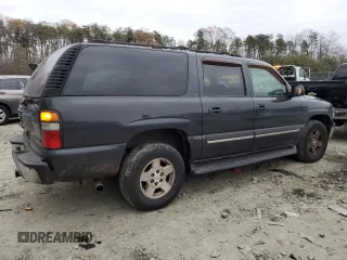 2005 Chevrolet Suburban LT with VIN 1GNFK16Z95J151301, listed as a Copart auction lot 83642854 with 190,221 mi miles and Salvage title. Bid and sale history available at DreamBid. Image 3.
