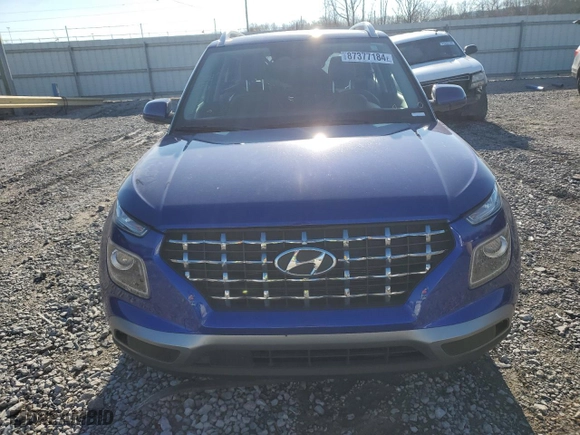 2024 Hyundai Venue SEL with VIN KMHRC8A35RU293661, listed as a Copart auction lot 87377184 with NaN miles and Salvage Title. Bid and sale history available at carsss.com. Image 5.