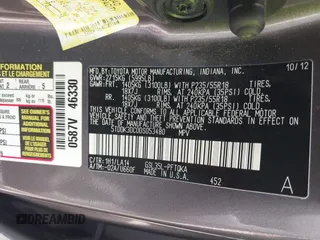 2013 Toyota Sienna XLE with VIN 5TDDK3DC0DS053480, listed as a IAAI auction lot 42207803 with Not Provided miles and . Bid and sale history available at DreamBid. Image 9.