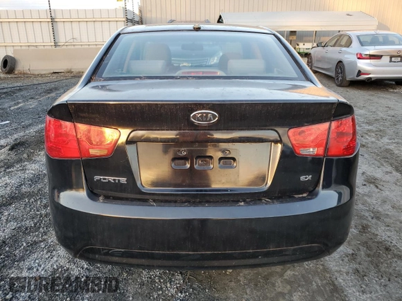 2010 Kia Forte EX with VIN KNAFU4A28A5047817, listed as a Copart auction lot 80210244 with 177,736 mi miles and Salvage Title. Bid and sale history available at carsss.com. Image 6.
