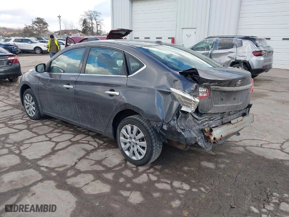 2015 Nissan Sentra S with VIN 3N1AB7AP0FY293418, listed as a IAAI auction lot 41686907 with 295,235 mi miles. Bid and sale history available at carsss.com. Image 3.