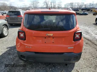 2015 Jeep Renegade Latitude with VIN ZACCJBBH2FPC34992, listed as a Copart auction lot 49621685 with 133,330 mi miles and Salvage Title. Bid and sale history available at carsss.com. Image 6.