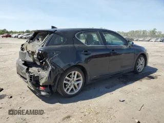 2014 Lexus CT 200h with VIN JTHKD5BH5E2203196, listed as a Copart auction lot 54337745 with 89,595 mi miles and Salvage Title. Bid and sale history available at DreamBid. Image 3.
