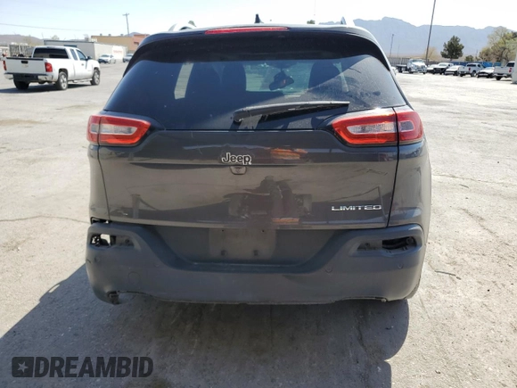 2015 Jeep Cherokee Limited with VIN 1C4PJLDS5FW607865, listed as a Copart auction lot 52909185 with 101,472 mi miles and Clean Title. Bid and sale history available at DreamBid. Image 6.