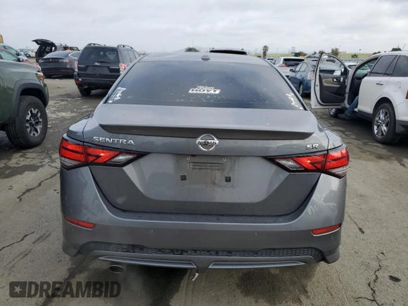 2020 Nissan Sentra SR with VIN 3N1AB8DV4LY253032, listed as a Copart auction lot 85785624 with 36,605 mi miles and Salvage Title. Bid and sale history available at DreamBid. Image 6.