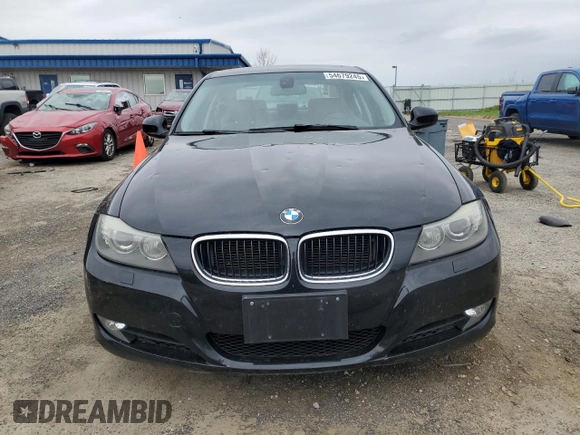2011 BMW 3 Series 328i xDrive with VIN WBAPK5G59BNN27917, listed as a Copart auction lot 54679245 with 126,397 mi miles and Non Repairable. Bid and sale history available at DreamBid. Image 5.
