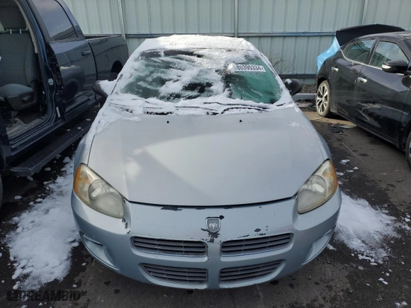 2002 Dodge Stratus SE with VIN 1B3EL36X02N105096, listed as a Copart auction lot 80395334 with 193,298 mi miles and Clean Title. Bid and sale history available at carsss.com. Image 5.