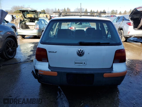 2000 Volkswagen Golf z VIN WVWGC21JXYW665232, wystawiony jako Copart lot #45867135 z przebiegiem 235 299 mil mil oraz Szkoda całkowita • Salvage title. Historia ofert i sprzedaży dostępna na DreamBid. Obrazek 6.