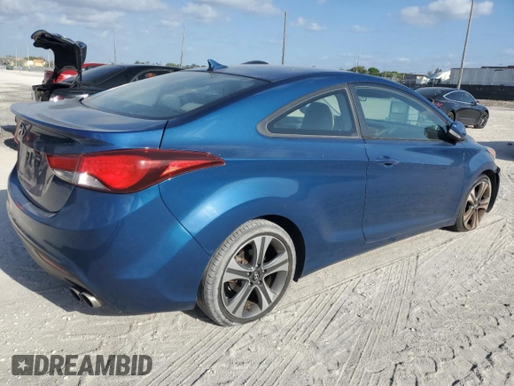 2014 Hyundai Elantra z VIN KMHDH6AH1EU029469, wystawiony jako Copart lot #55182715 z przebiegiem 117 084 mil mil oraz Szkody całkowita. Historia ofert i sprzedaży dostępna na DreamBid. Obrazek 3.