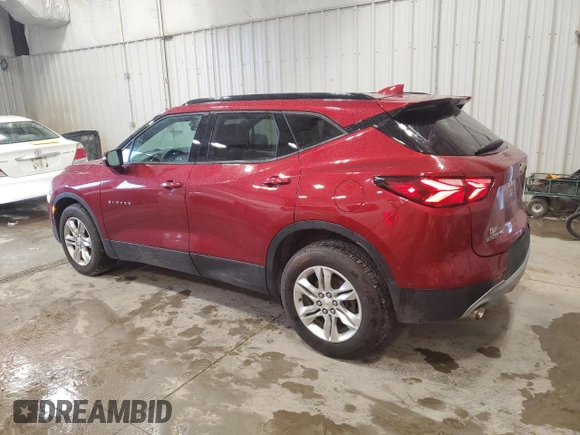 2021 Chevrolet Blazer LT with VIN 3GNKBHRS0MS560399, listed as a Copart auction lot 58146625 with 67,355 mi miles and Salvage title. Bid and sale history available at DreamBid. Image 2.