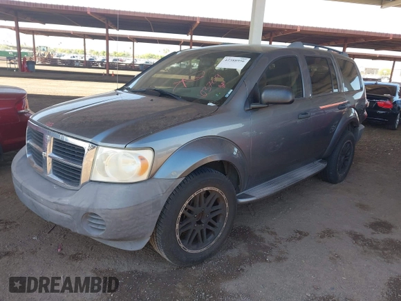 2008 Dodge Durango SXT with VIN 1D8HD38KX8F103709, listed as a IAAI auction lot 42588956 with 277,572 mi miles and . Bid and sale history available at DreamBid. Image 2.