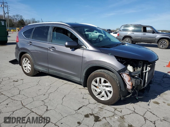 2015 Honda CR-V EX-L with VIN 2HKRM3H74FH502729, listed as a Copart auction lot 49977485 with 188,452 mi miles and Clean Title. Bid and sale history available at DreamBid. Image 4.