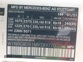 2021 Mercedes-Benz GLC 300 с VIN W1N0G8DB1MV289770, выставлен на аукционе IAAI как лот 42338032 с пробегом Не указан миль и . История ставок и продаж доступна на DreamBid. Изображение 9.