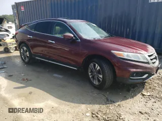 2014 Honda Crosstour EX-L with VIN 5J6TF2H50EL003066, listed as a Copart auction lot 68104764 with 163,184 mi miles and Salvage Title. Bid and sale history available at carsss.com. Image 4.