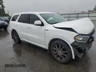 2017 Dodge Durango R/T with VIN 1C4SDHCT1HC609691, listed as a Copart auction lot 59433395 with 124,502 mi miles and Salvage title. Bid and sale history available at DreamBid. Image 4.