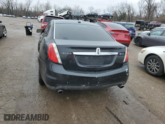 2010 Lincoln MKS with VIN 1LNHL9DR8AG608652, listed as a Copart auction lot 78890844 with 206,010 mi miles and Non Repairable. Bid and sale history available at DreamBid. Image 6.