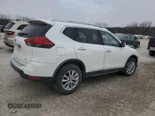 2017 Nissan Rogue SV z VIN JN8AT2MT2HW145906, wystawiony jako Copart lot #44568115 z przebiegiem 104 561 mil mil oraz Szkoda całkowita • Salvage title. Historia ofert i sprzedaży dostępna na DreamBid. Obrazek 3.