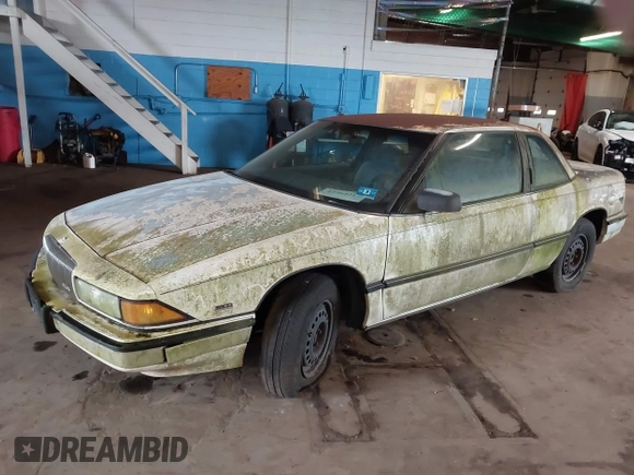 1990 Buick Regal with VIN 2G4WB14LXL1458244, listed as a IAAI auction lot 42364213 with 45,816 mi miles and . Bid and sale history available at DreamBid. Image 2.