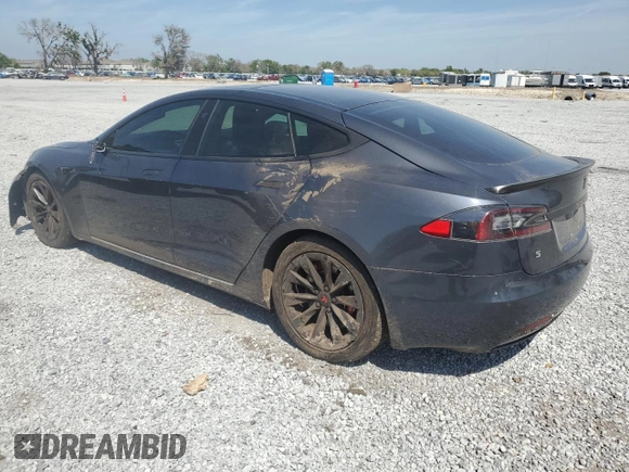 2016 Tesla Model S 90D with VIN 5YJSA1E27GF171698, listed as a Copart auction lot 49176205 with 107,913 mi miles and Salvage Title. Bid and sale history available at DreamBid. Image 2.