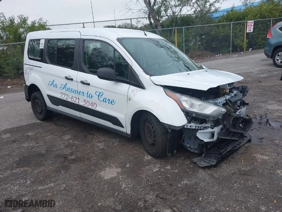 2020 Ford Transit Connect Wagon XL with VIN NM0GE9E24L1465455, listed as a IAAI auction lot 41411677 with 178,107 mi miles. Bid and sale history available at carsss.com. Image 1.