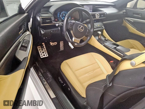 2015 Lexus RC 350 F Sport с VIN JTHHE5BC4F5001543, выставлен на аукционе Copart как лот 58728125 с пробегом 110 107 миль миль и Чистый • Clean title. История ставок и продаж доступна на DreamBid. Изображение 8.