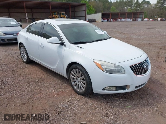 2012 Buick Regal with VIN 2G4GR5EK1C9111495, listed as a IAAI auction lot 41882069 with 180,009 mi miles. Bid and sale history available at carsss.com. Image 1.