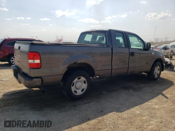 2007 Ford F-150 STX with VIN 1FTRX12W37FB04662, listed as a Copart auction lot 54192815 with 123,863 mi miles and Salvage title. Bid and sale history available at DreamBid. Image 3.