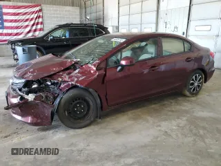 2012 Honda Civic LX z VIN JHMFB2F50CS001224, wystawiony jako Copart lot #54606745 z przebiegiem 156 561 mil mil oraz Szkoda całkowita • Salvage title. Historia ofert i sprzedaży dostępna na DreamBid. Obrazek 1.