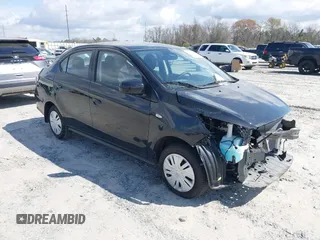 2024 Mitsubishi Mirage G4 ES with VIN ML32FUFJ5RHF07415, listed as a IAAI auction lot 41794271 with 3,730 mi miles. Bid and sale history available at carsss.com. Image 1.
