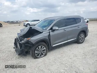 2019 Hyundai Santa Fe Limited with VIN 5NMS53AD5KH116648, listed as a Copart auction lot 47574365 with 47,281 mi miles and Salvage Title. Bid and sale history available at carsss.com. Image 1.