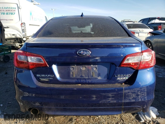 2017 Subaru Legacy Premium with VIN 4S3BNAF61H3052890, listed as a Copart auction lot 84485484 with 69,429 mi miles and Salvage Title. Bid and sale history available at carsss.com. Image 6.