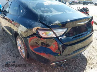 2015 Chrysler 200 S with VIN 1C3CCCBBXFN721897, listed as a IAAI auction lot 41971777 with 115,330 mi miles. Bid and sale history available at carsss.com. Image 6.
