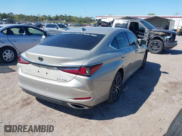 2024 Lexus ES with VIN 58ADZ1B16RU164902, listed as a IAAI auction lot 41783114 with 18,857 mi miles. Bid and sale history available at carsss.com. Image 4.