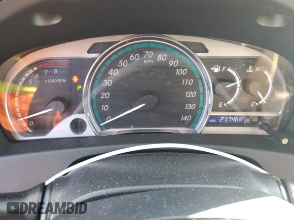 2011 Toyota Venza with VIN 4T3ZK3BB9BU038052, listed as a Copart auction lot 52643565 with 217,468 mi miles and Salvage title. Bid and sale history available at DreamBid. Image 9.