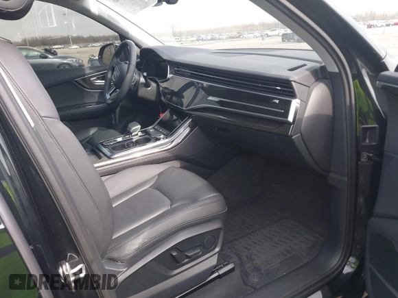 2023 Audi Q7 Premium Plus with VIN WA1LXBF74PD000475, listed as a IAAI auction lot 41559628 with 26,452 mi miles. Bid and sale history available at carsss.com. Image 5.